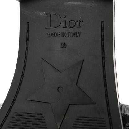 Christian Dior Technical Stretch Fabric Leopard Dio(r)evolution Slide Sandals 38 Grey 8 of 9