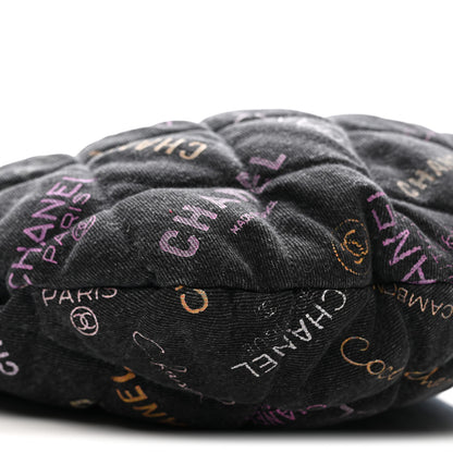 Chanel Denim Quilted Denim Mood Hobo Black Multicolor 8 of 11
