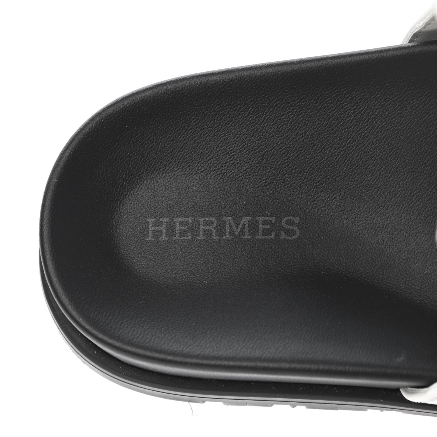 Hermes Calfskin Womens Empire Sandals 35 White 7 of 10