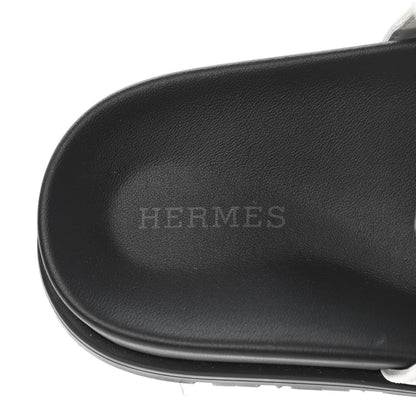 Hermes Calfskin Womens Empire Sandals 35 White 7 of 10