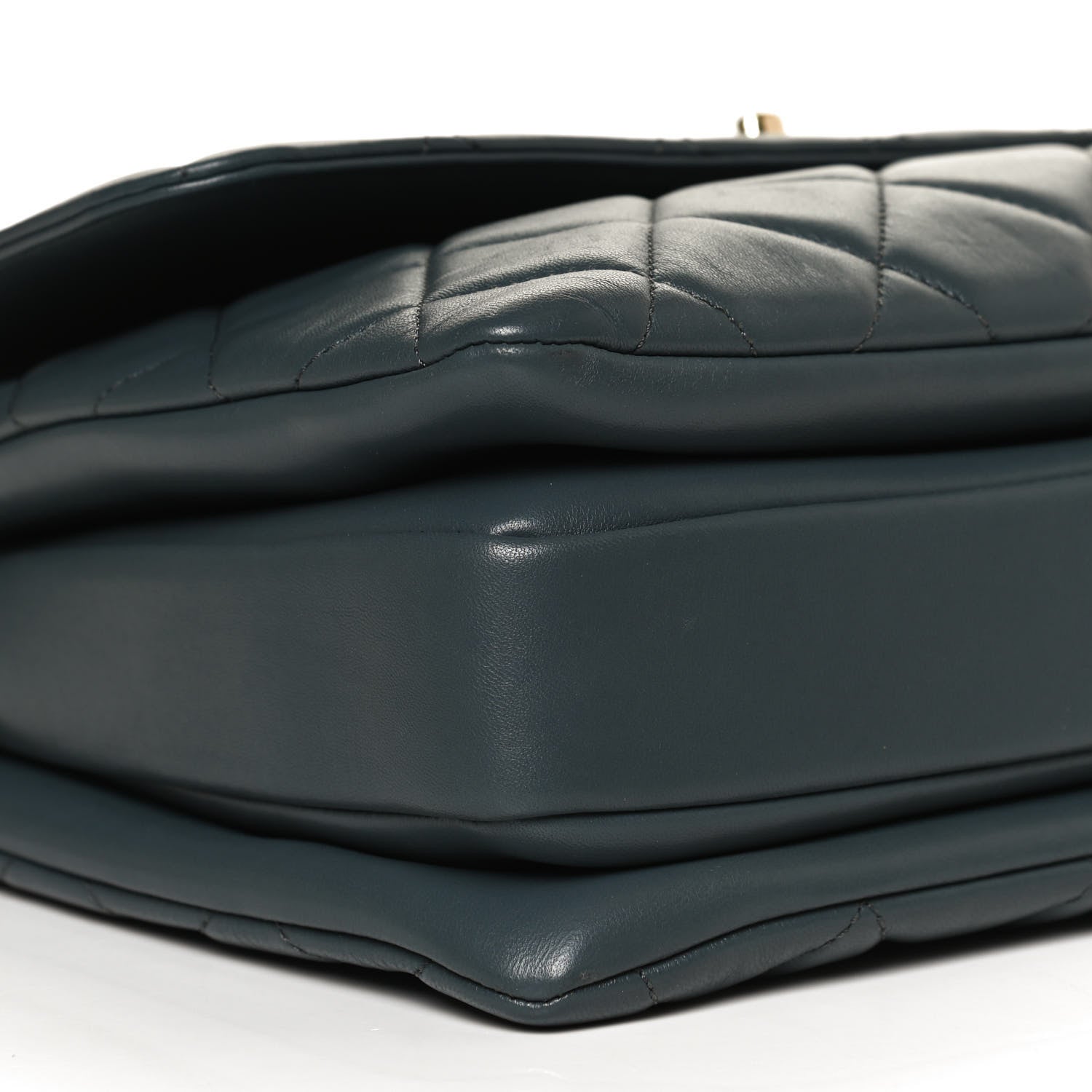 Chanel Lambskin Quilted Medium Trendy CC Flap Dual Handle Bag Blue 8 of 10