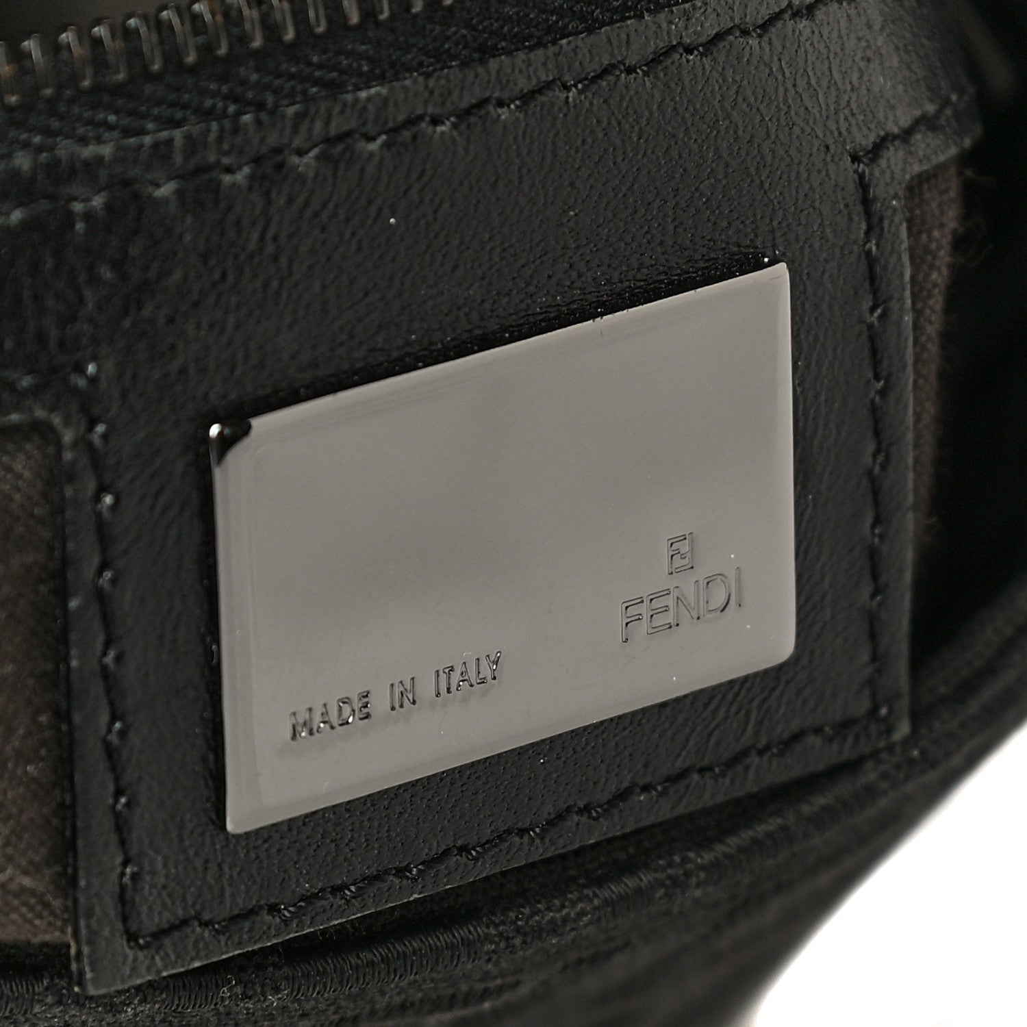 Fendi Zucchino Mama Baguette Black 5 of 16