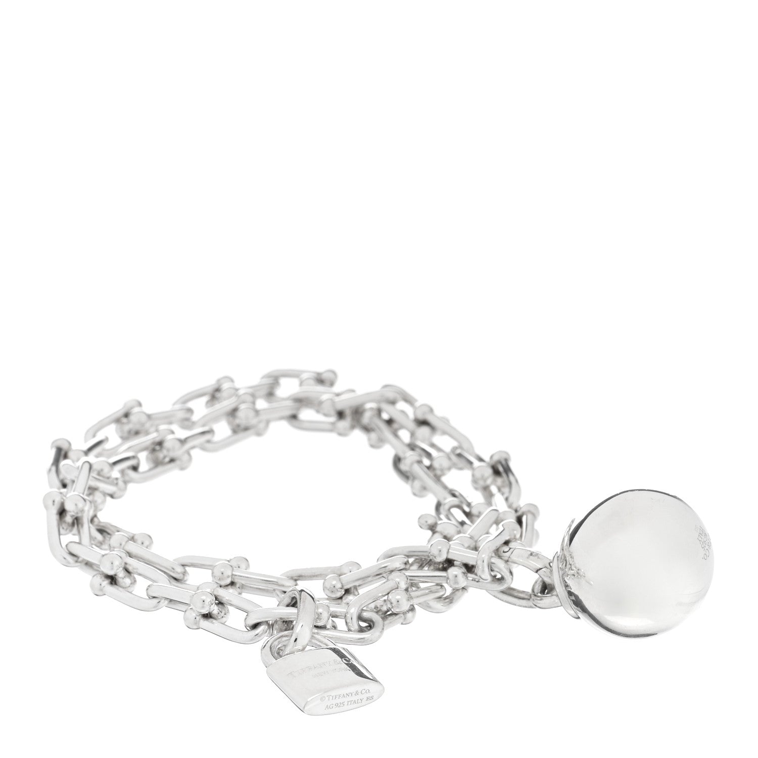 Tiffany Sterling Silver HardWear Wrap Bracelet 1 of 4