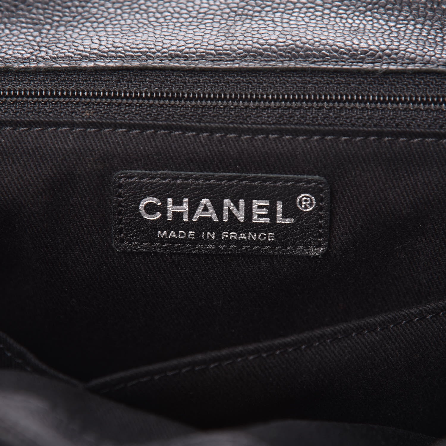 Chanel Caviar Mademoiselle Accordion Flap Black 8 of 13