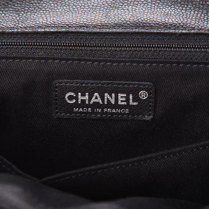 Chanel Caviar Mademoiselle Accordion Flap Black 8 of 13