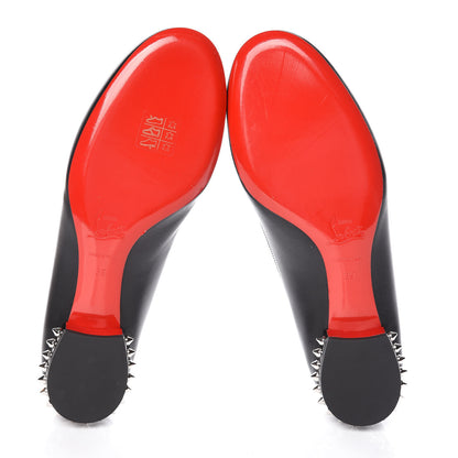 Christian Louboutin Shiny Nappa La Massine Flats 39 Black 5 of 9
