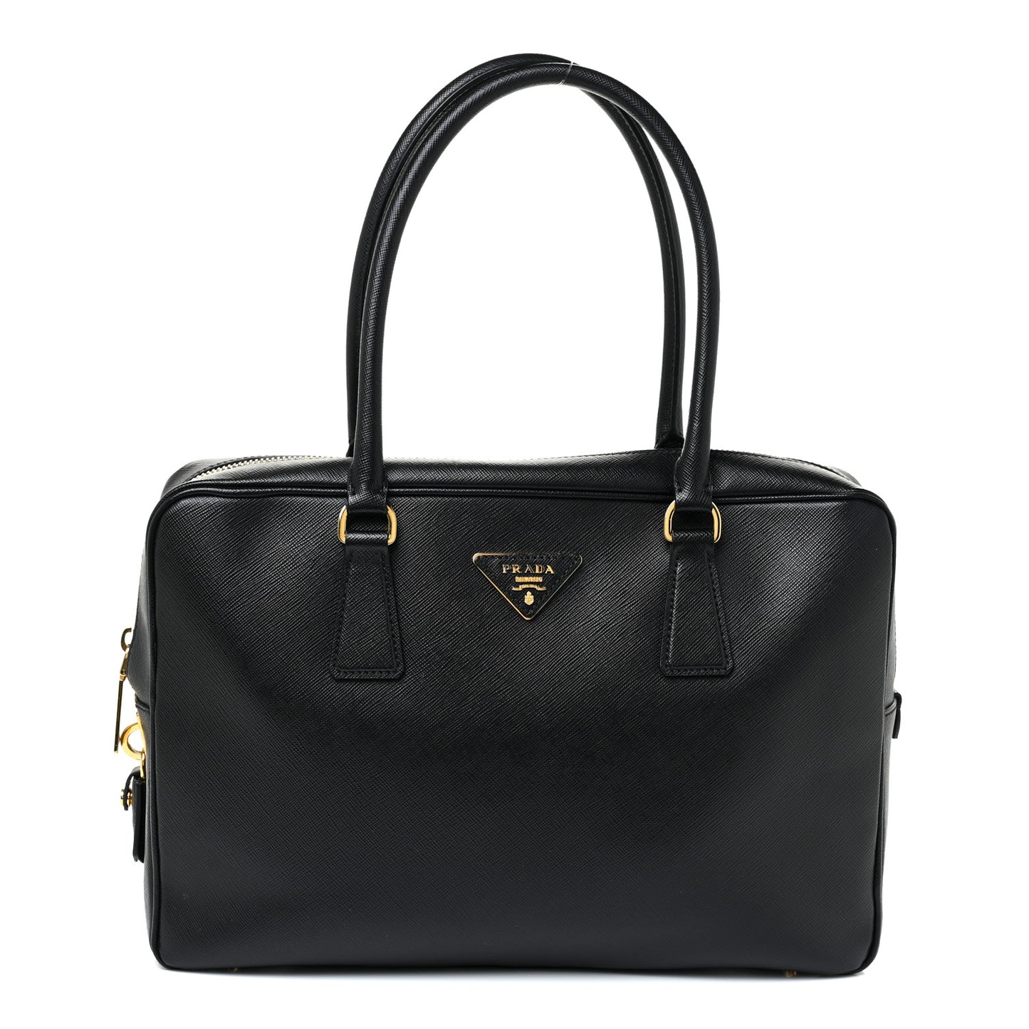 Saffiano Lux Briefcase Black