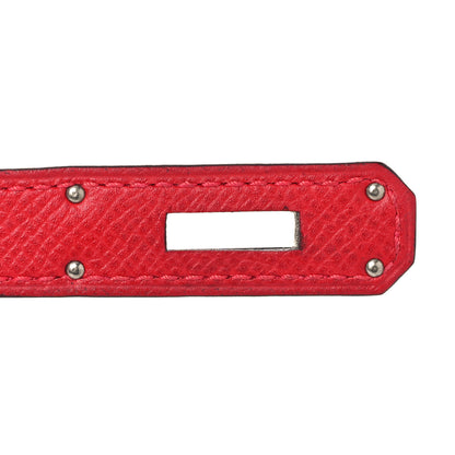 Hermes Epsom Kelly Sellier 32 Rouge Casaque 33 of 45