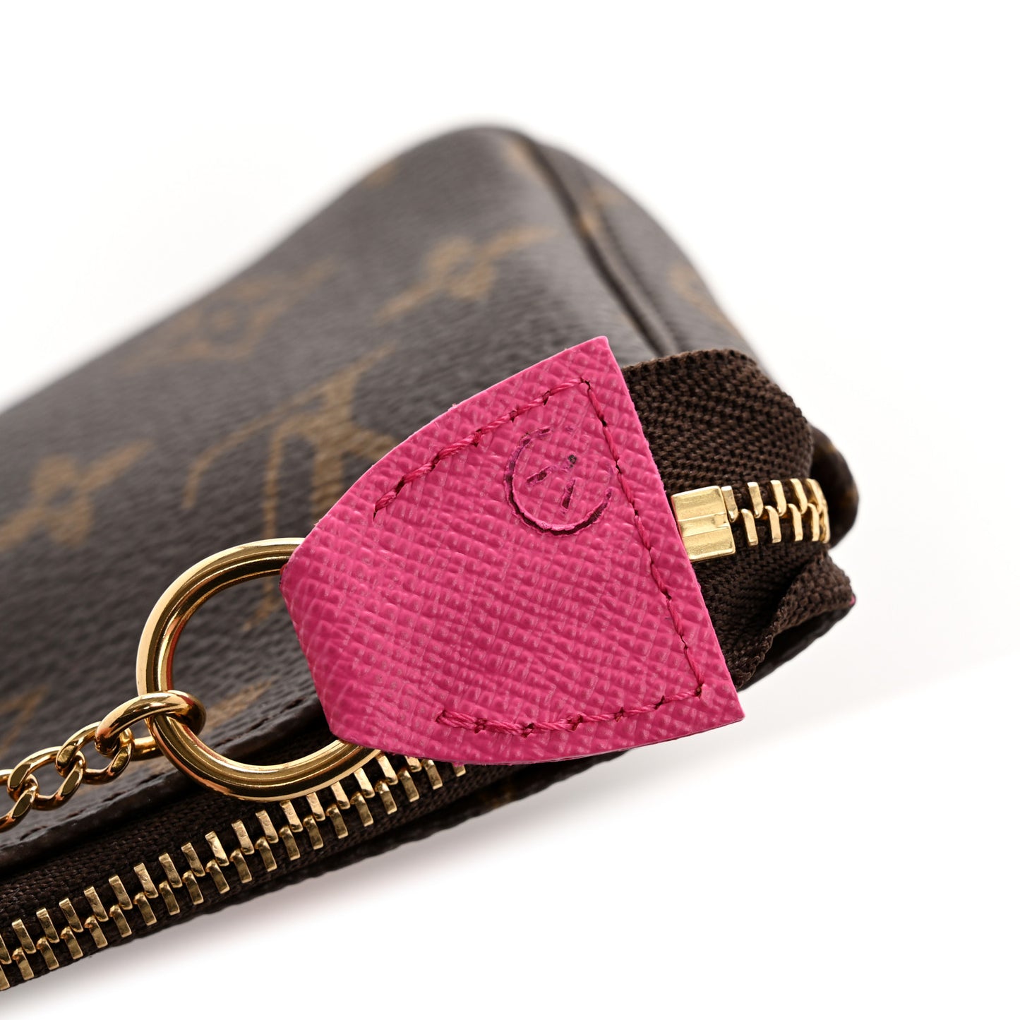 Monogram 2022 Christmas Animation Seoul Mini Pochette Accessories Fuchsia
