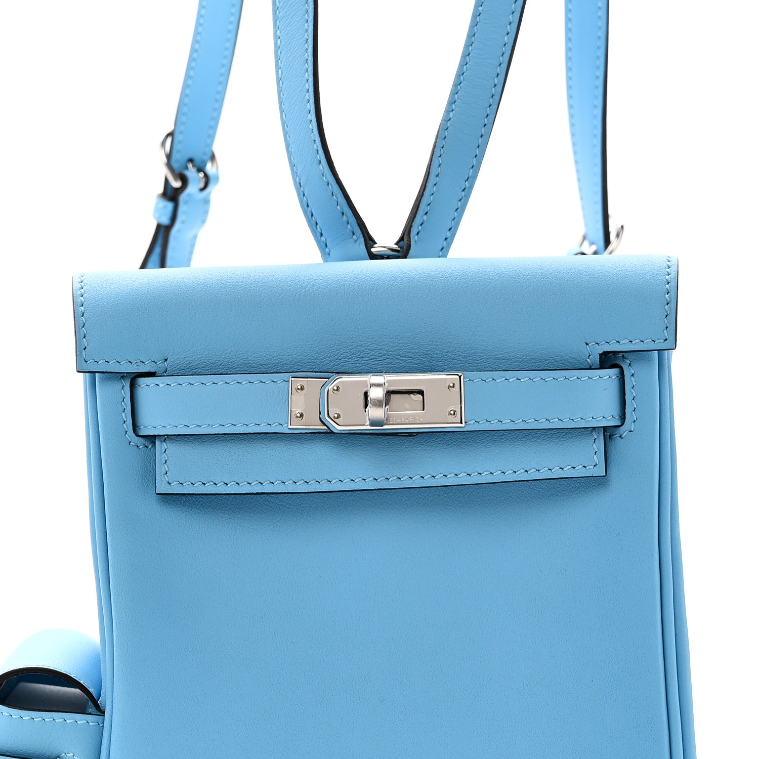 Hermes Swift Kelly Jump Backpack Celeste 8 of 11