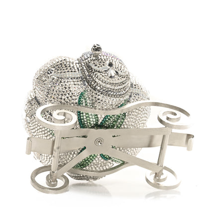 Judith Leiber x DISNEY Crystal Cinderella Pumpkin Carriage Clutch Silver Multicolor 4 of 11