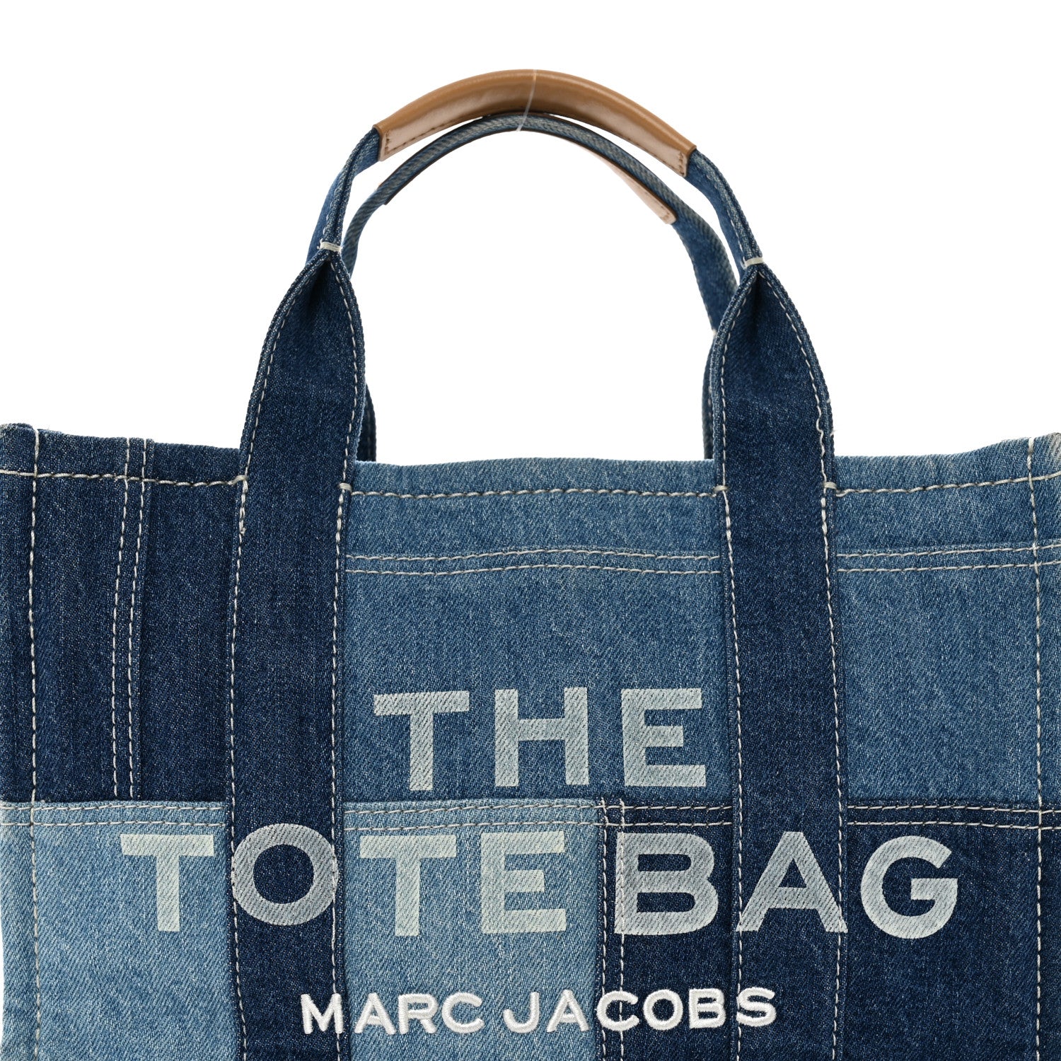 Marc Jacobs Denim Canvas Medium The Tote Bag Blue 5 of 11