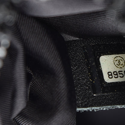 Chanel Nylon Sport Logo Duffel Black Blue 7 of 14