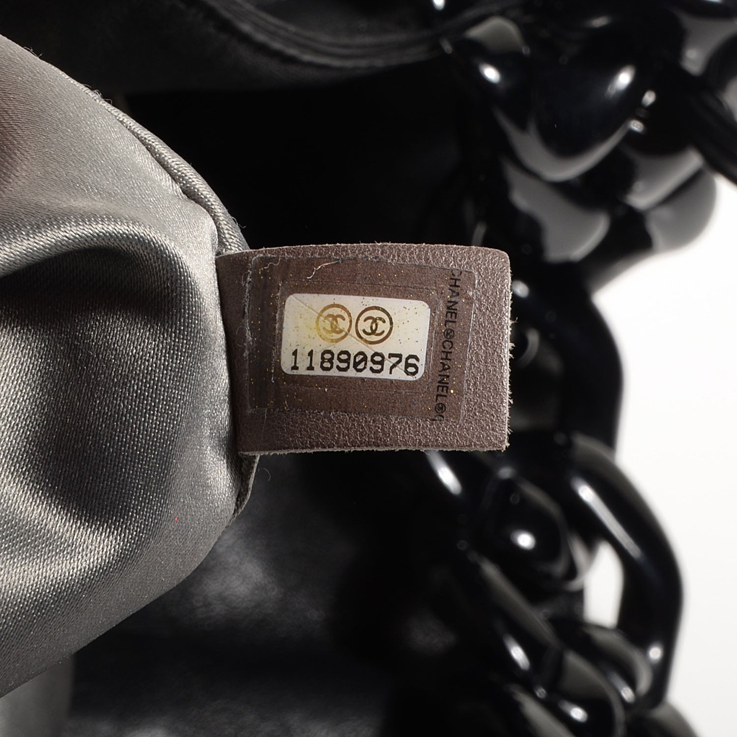 Chanel Calfskin Modern Chain Rhodoid Hobo Black 7 of 7