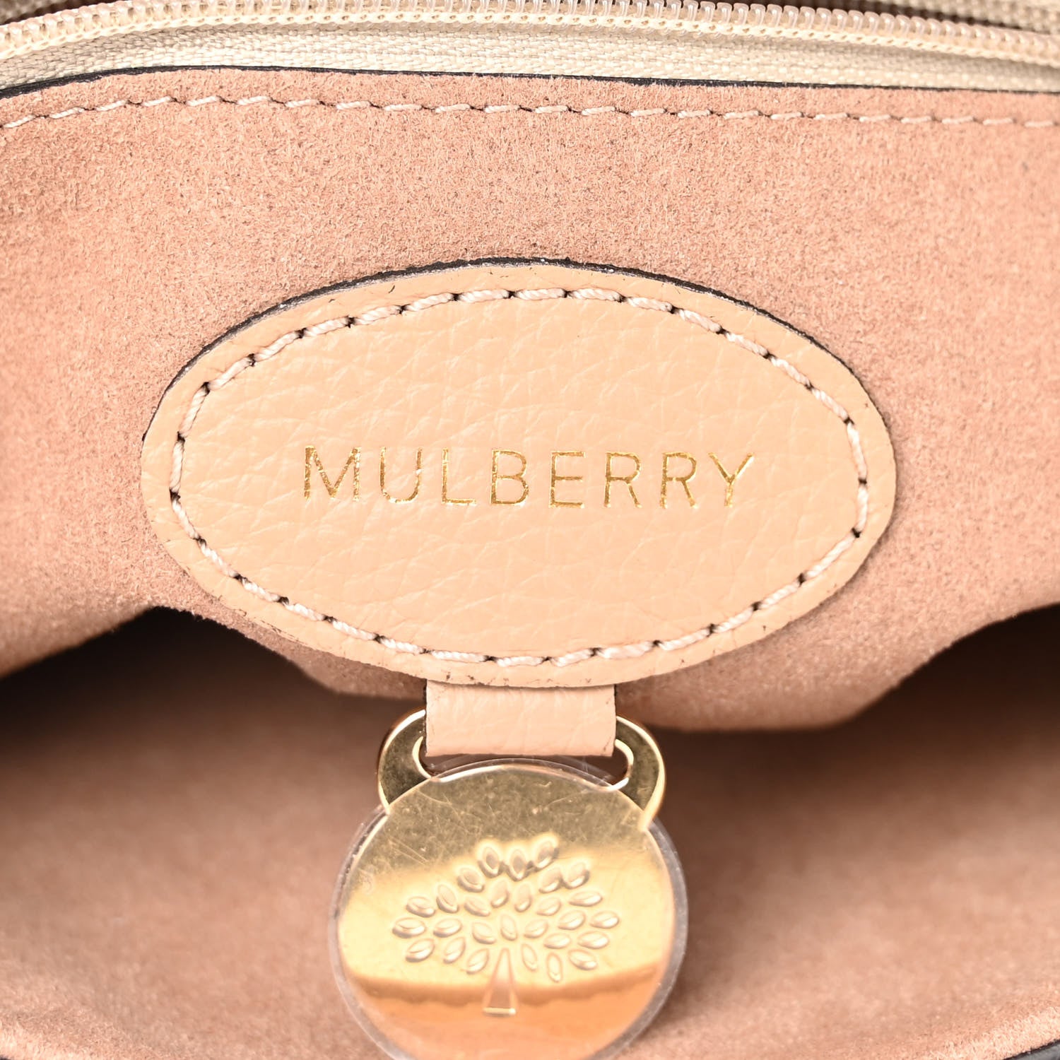Mulberry Small Classic Grain Small Lily Flap Rosewater 6 of 11