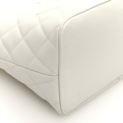 Chanel Caviar Quilted Medallion Tote White 9 of 11