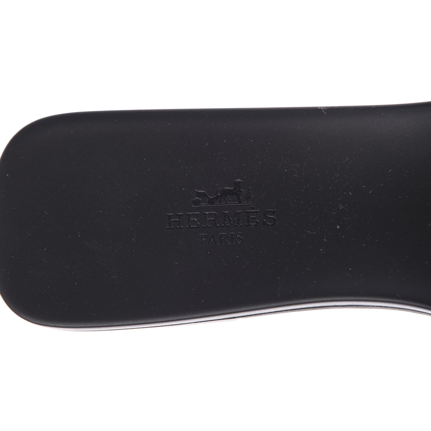 Hermes Rubber Aloha Sandals 40 Black 6 of 7