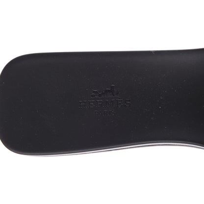 Hermes Rubber Aloha Sandals 40 Black 6 of 7