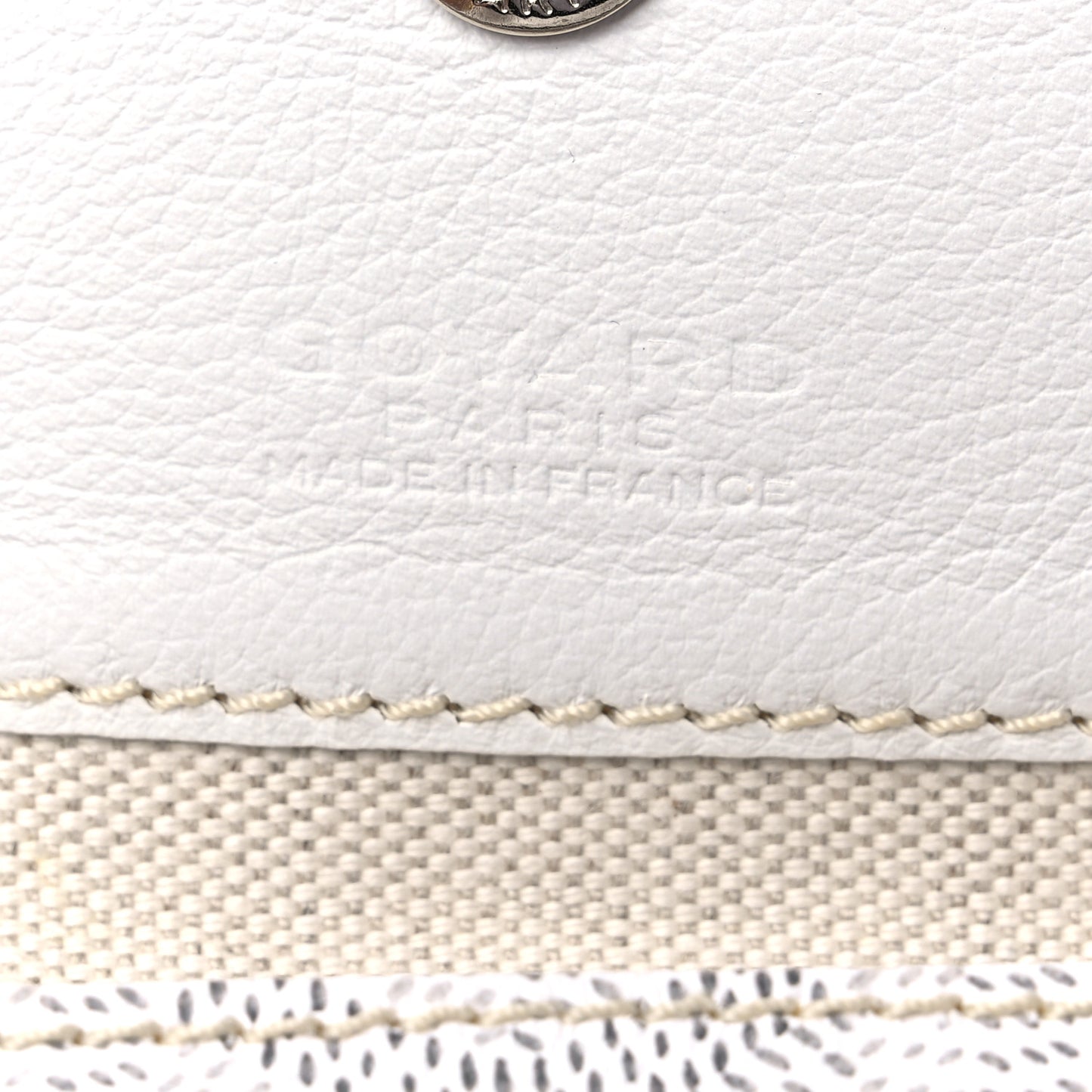 Goyardine Saint Louis PM White
