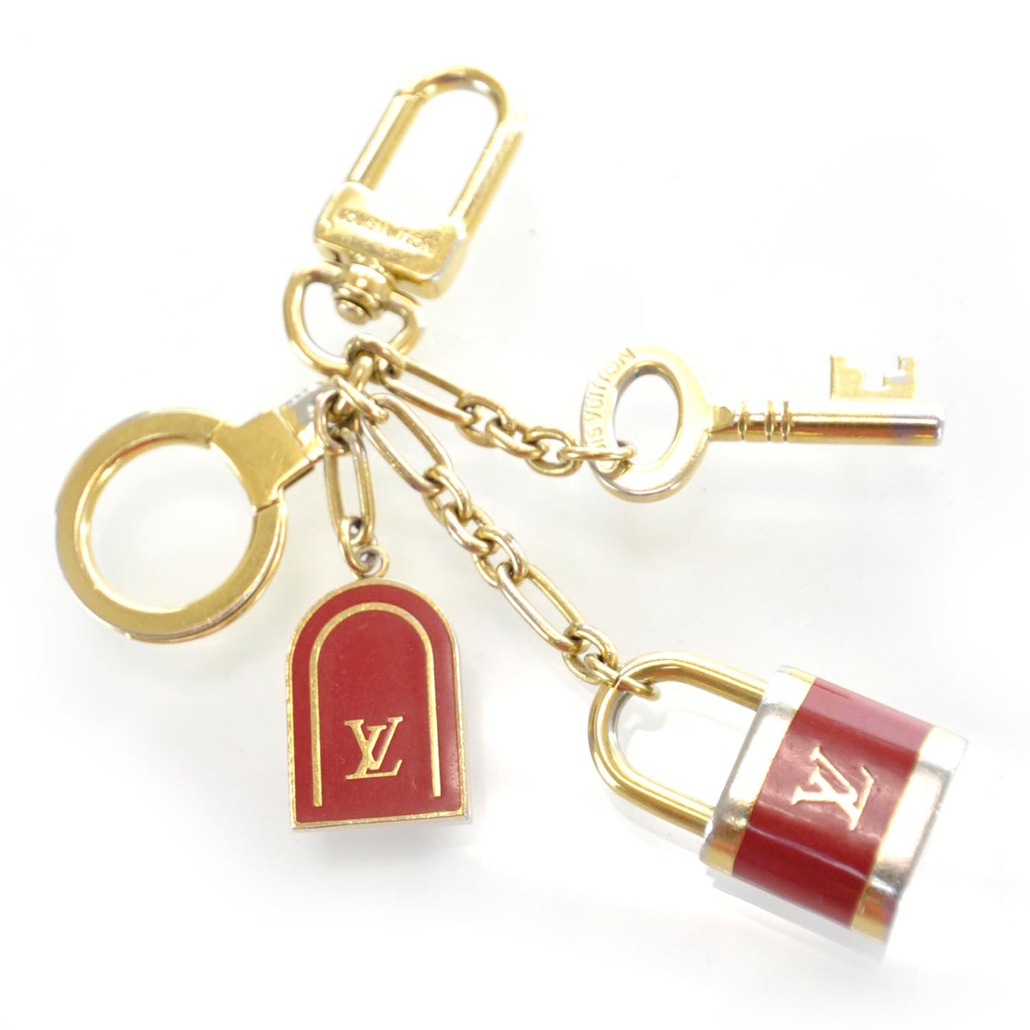 PTE Cles Cadenas Key Holder Red