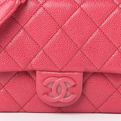 Chanel Caviar Quilted Mini Incognito Square Flap Dark Pink 8 of 10