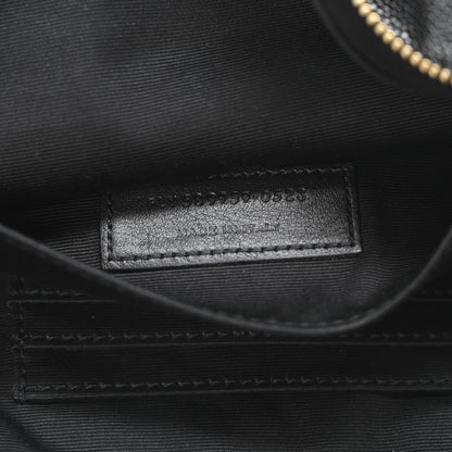 Saint Laurent Grain De Poudre Monogram Belt Bag Black 7 of 10