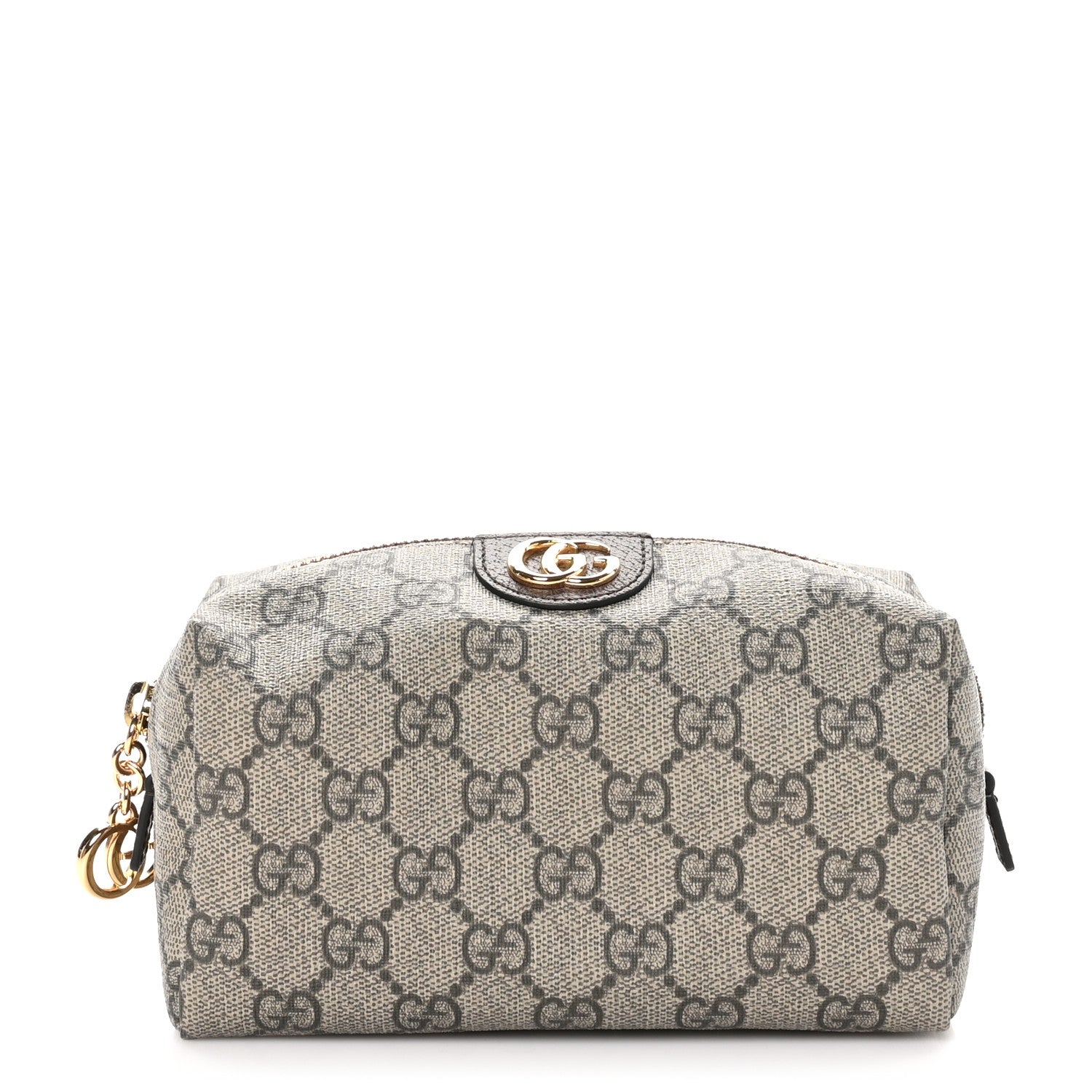 Gucci Soft GG Supreme Monogram Calfskin Medium Ophidia Cosmetic Case Beige Ebony New Acero 1 of 10