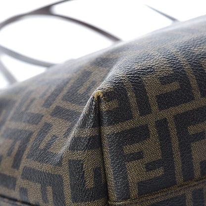 Fendi Zucca Spalmati Small Roll Tote Tobacco Fuxia 19 of 22