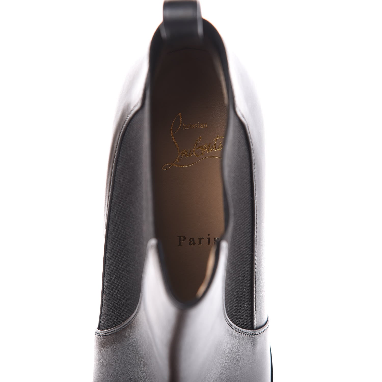 Christian Louboutin Calfskin Marchacroche 70 Chelsea Boots 41 Black 8 of 9