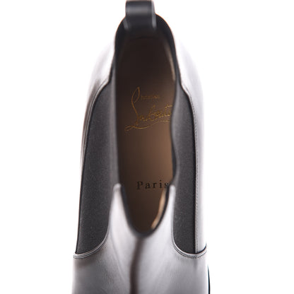 Christian Louboutin Calfskin Marchacroche 70 Chelsea Boots 41 Black 8 of 9