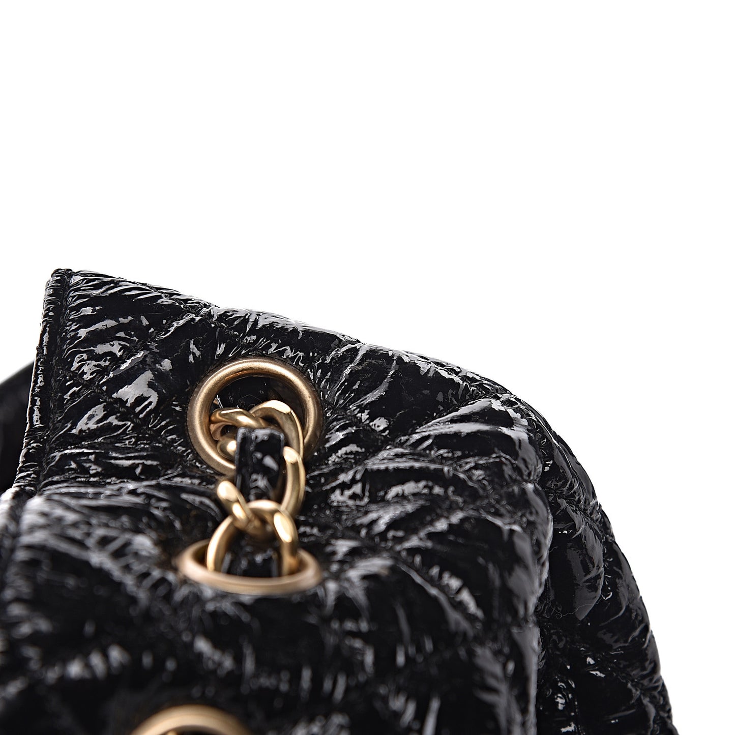 Vinyl XXL Rock and Chain Flap Black
