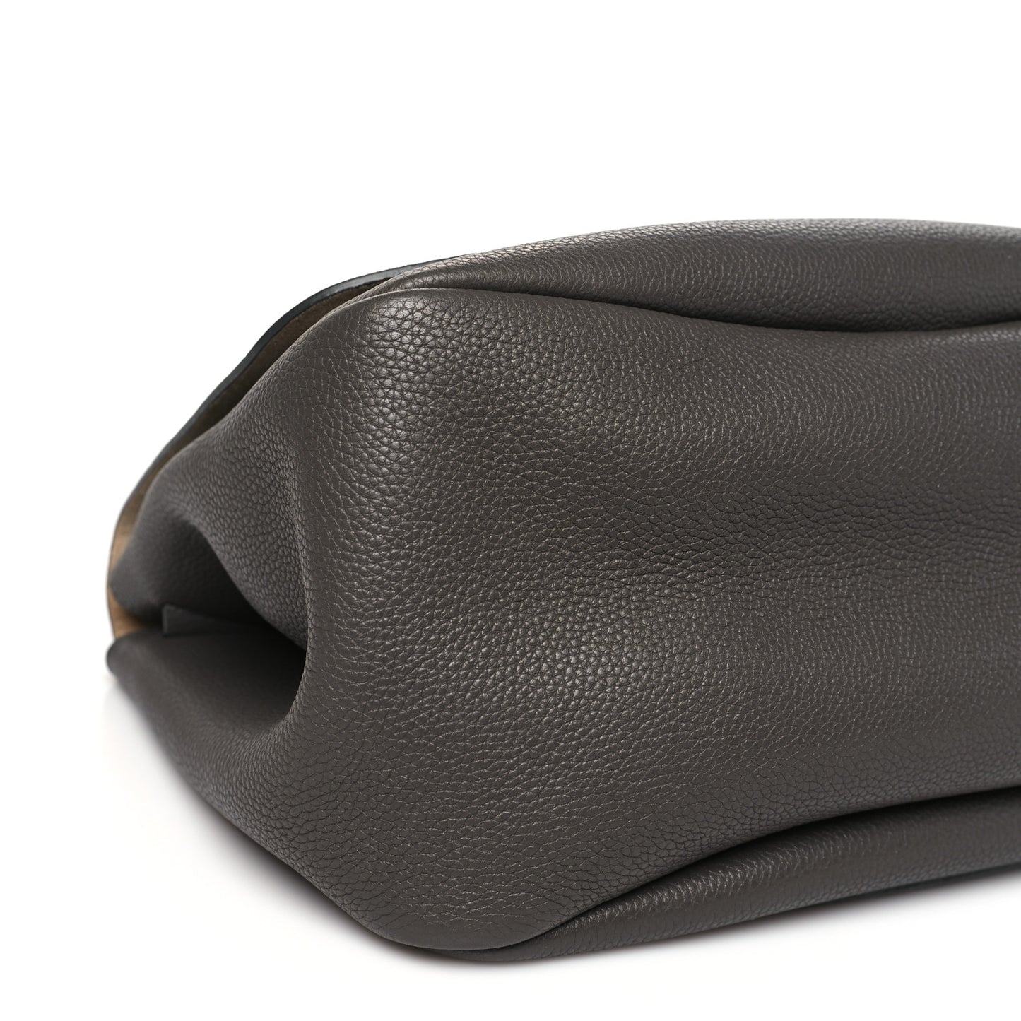 Calfskin Small Mail Bag Ash Grey