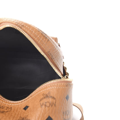 MCM Visetos Side Stud Mini Stark Backpack Cognac 4 of 9