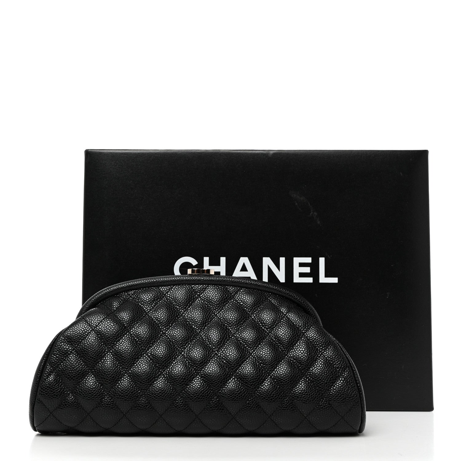 Chanel Caviar Quilted Timeless Clutch Black 9 of 9