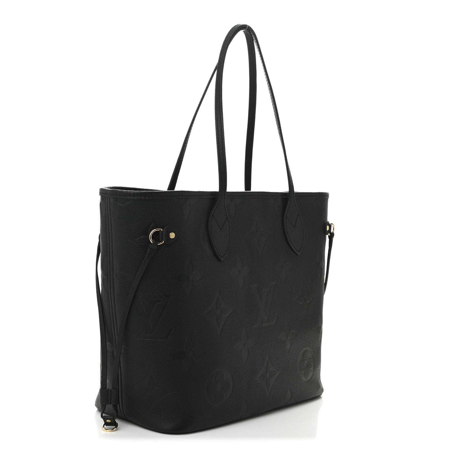 Louis Vuitton Empreinte Monogram Giant Neverfull MM Black 4 of 12