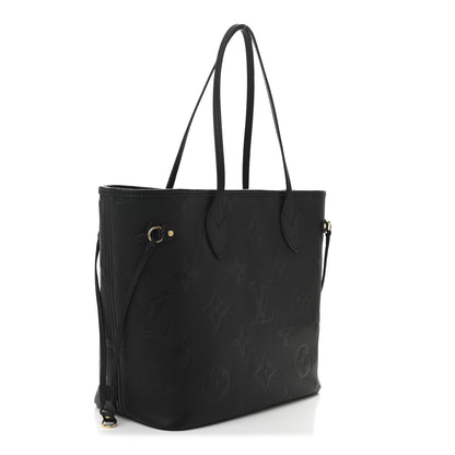 Louis Vuitton Empreinte Monogram Giant Neverfull MM Black 4 of 12