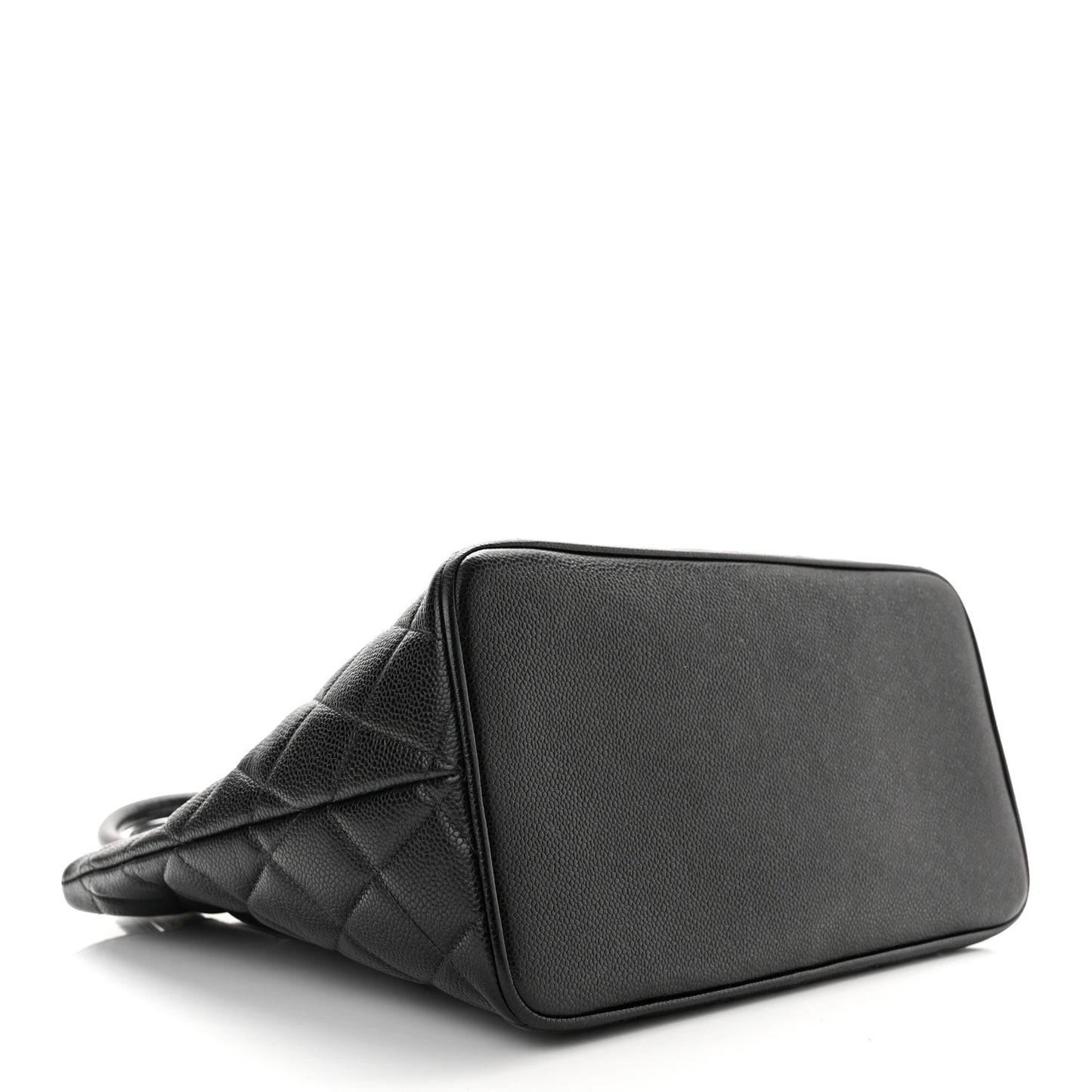 Caviar Quilted Medallion Tote Black