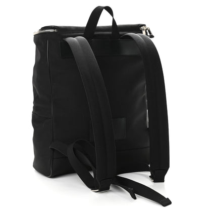Saint Laurent Canvas Calfskin Sid Backpack Black 3 of 13