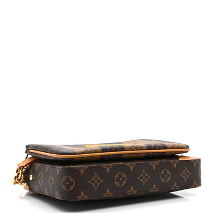 Louis Vuitton X NIGO Reverse Monogram Stripes Trio Messenger 4 of 10