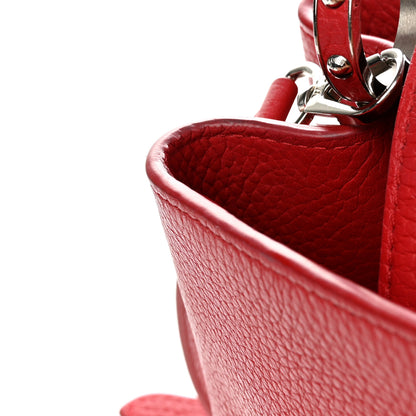 Louis Vuitton Taurillon Capucines PM Rubis 11 of 15