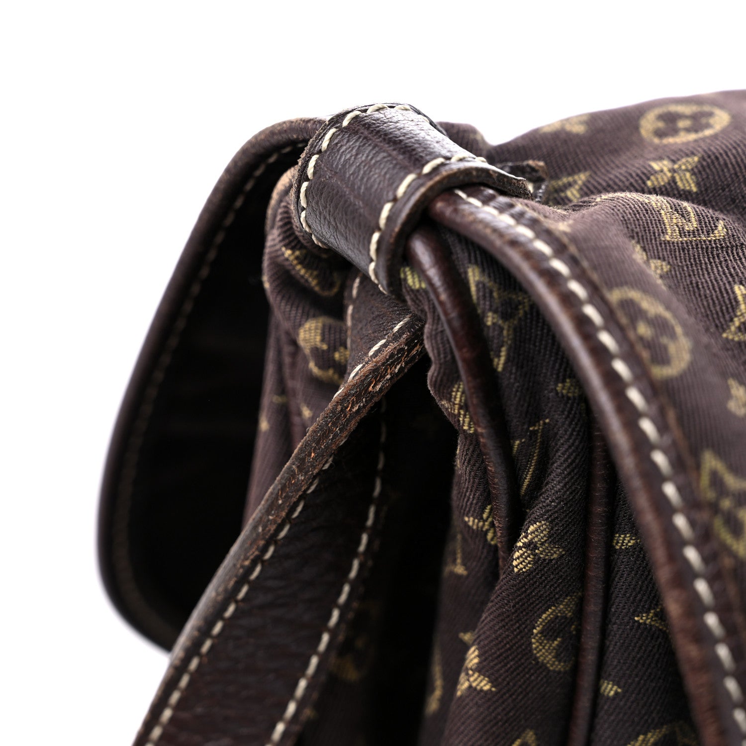 Louis Vuitton Monogram Mini Lin Saumur Ebene 10 of 13