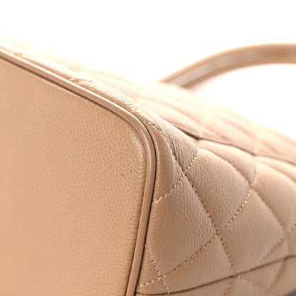 Chanel Caviar Quilted Medallion Tote Beige 11 of 16
