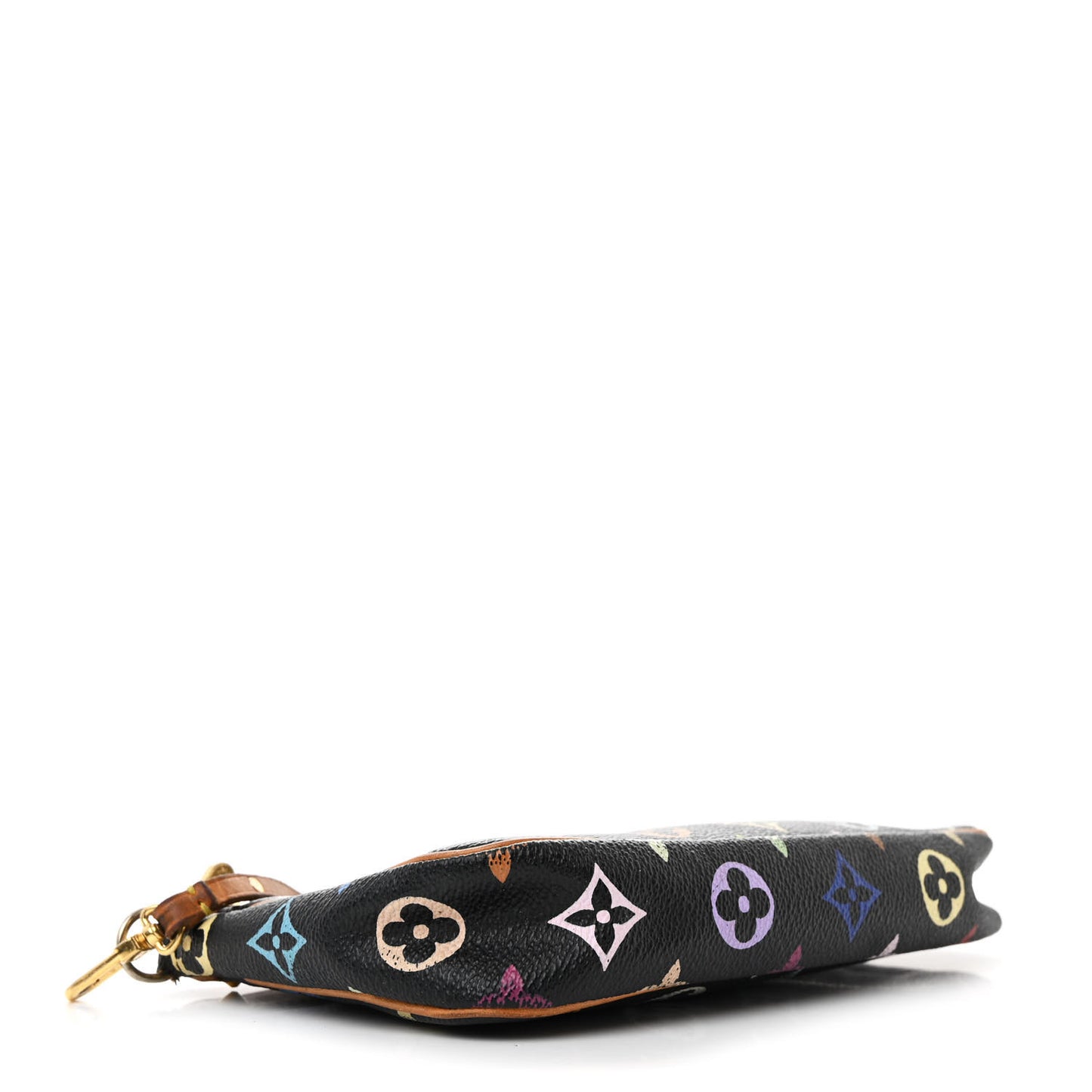 Monogram Multicolor Pochette Accessories Black