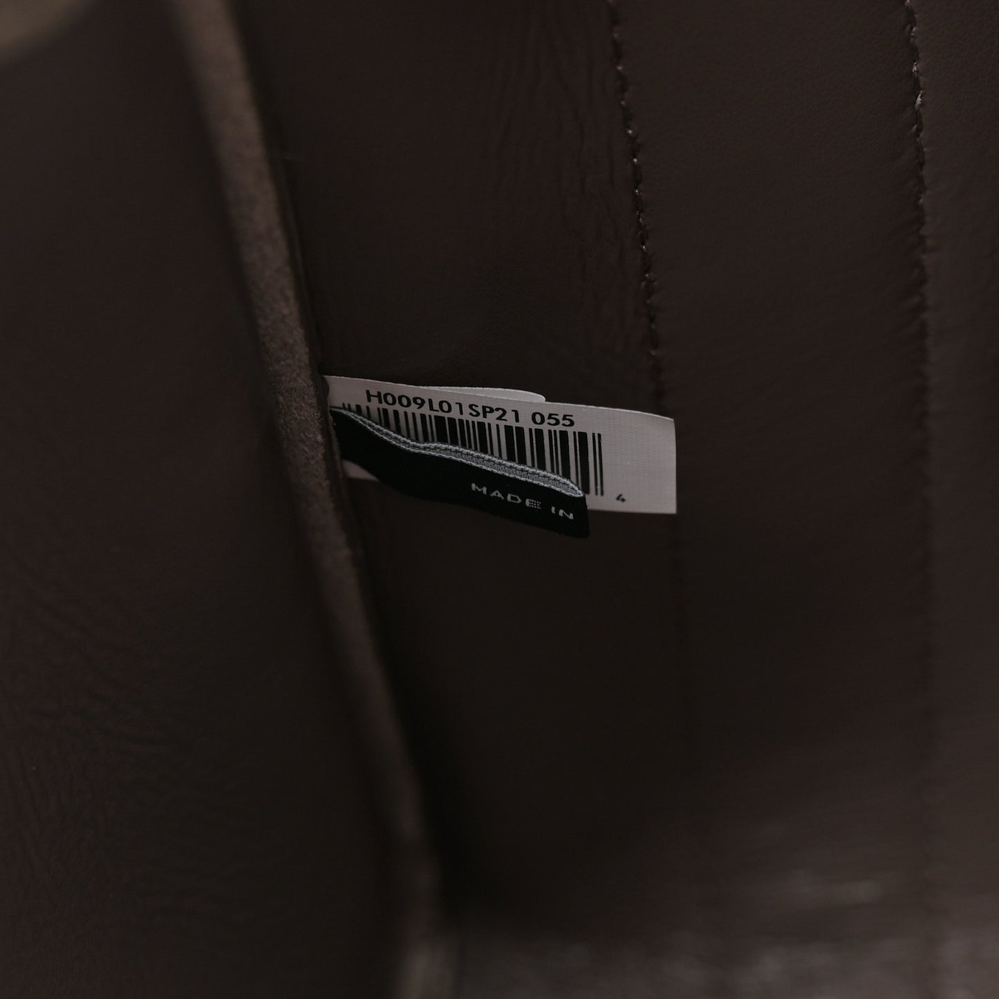 Grained Calfskin Small The Tote Bag Cement