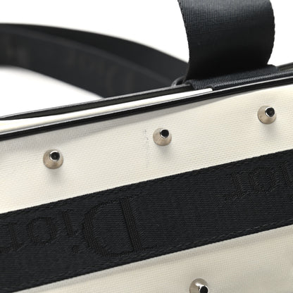 Christian Dior Coated Canvas Crystal Hardcore Bag White 14 of 19