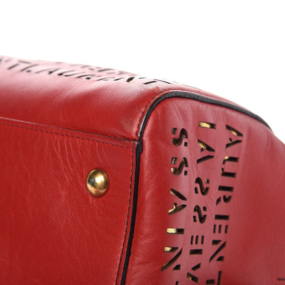 Saint Laurent Calfskin Sac Flirty Poppy 15 of 16