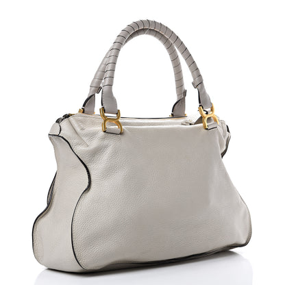 Chloe Calfskin Large Marcie Satchel Dove 2 of 14