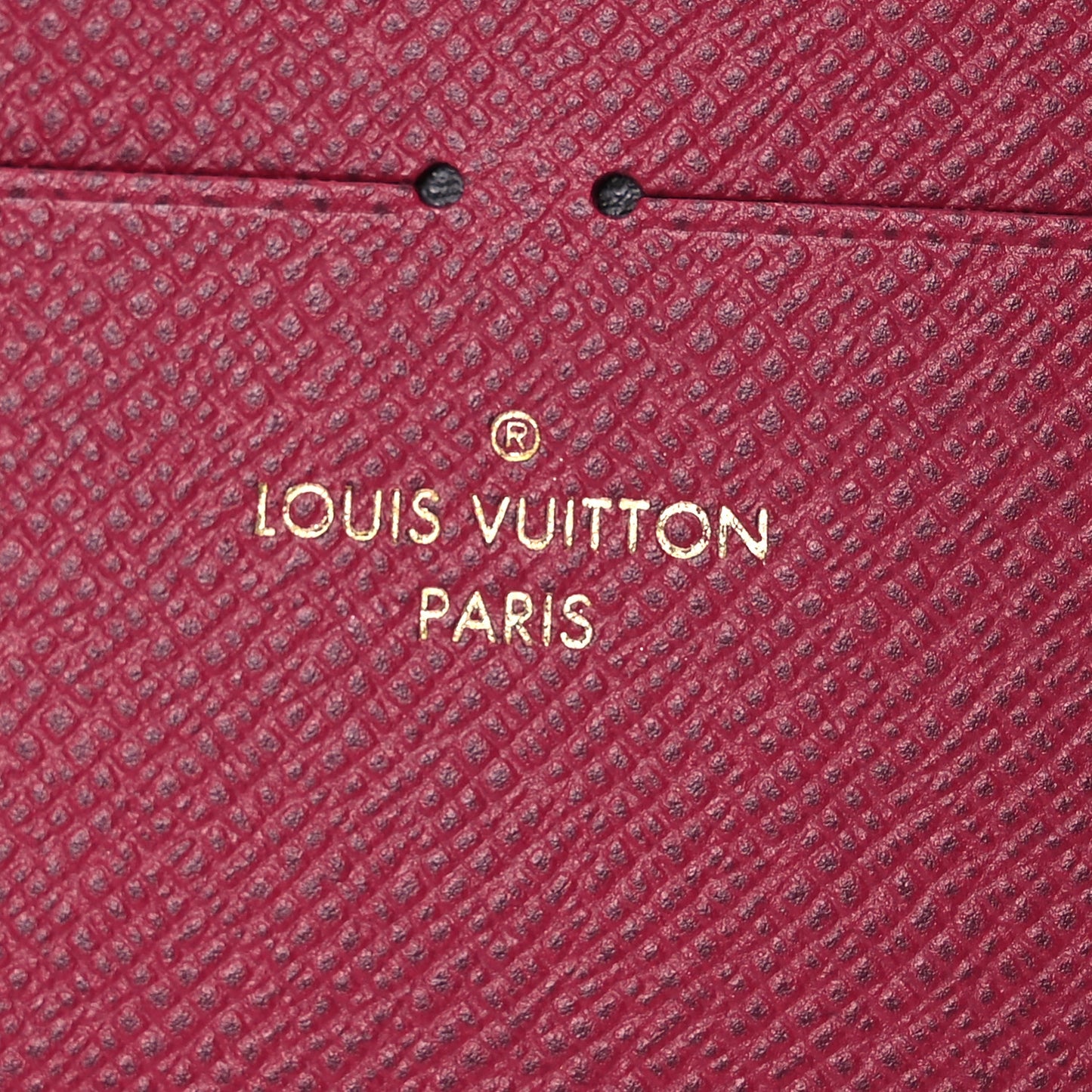 Calfskin Felicie Card Holder Insert Fuchsia