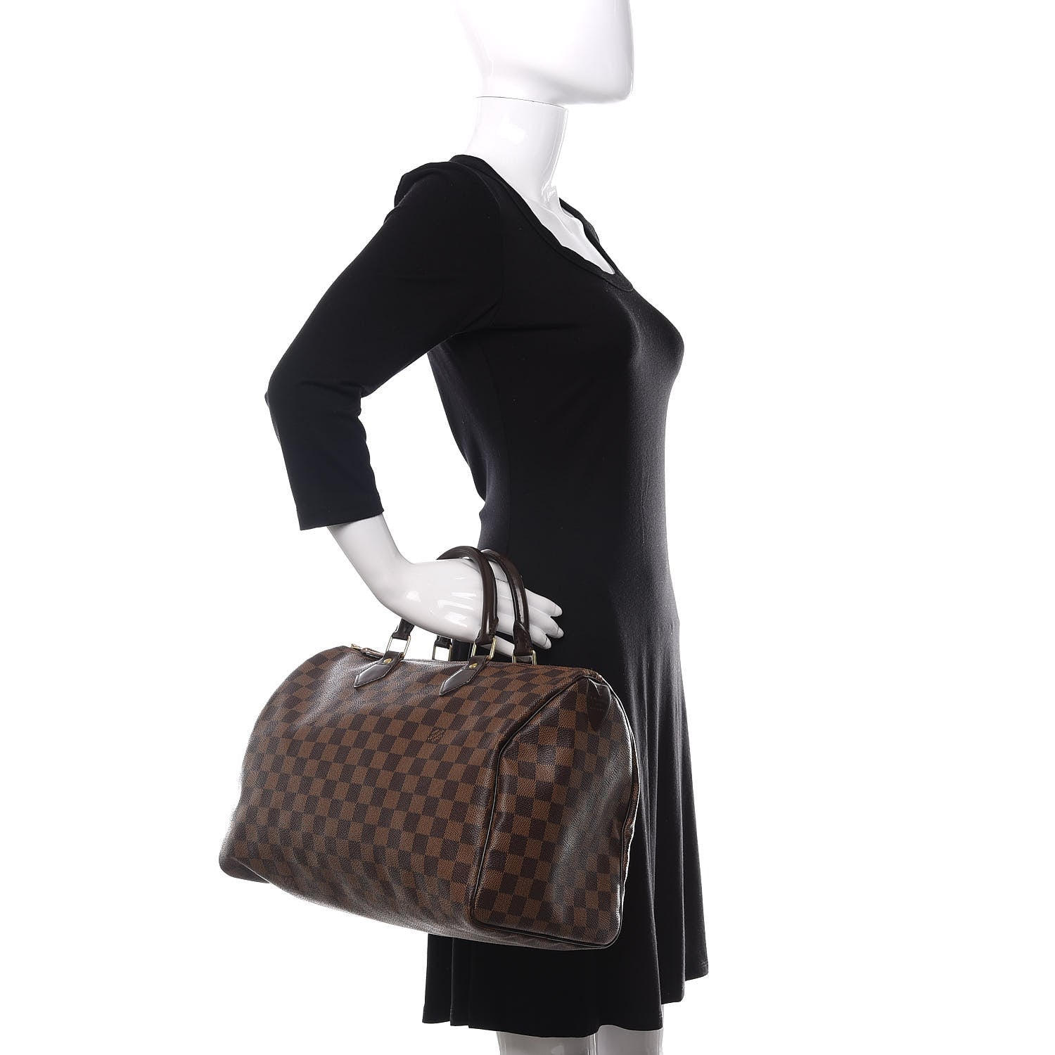 Louis Vuitton Damier Ebene Speedy 35 2 of 14