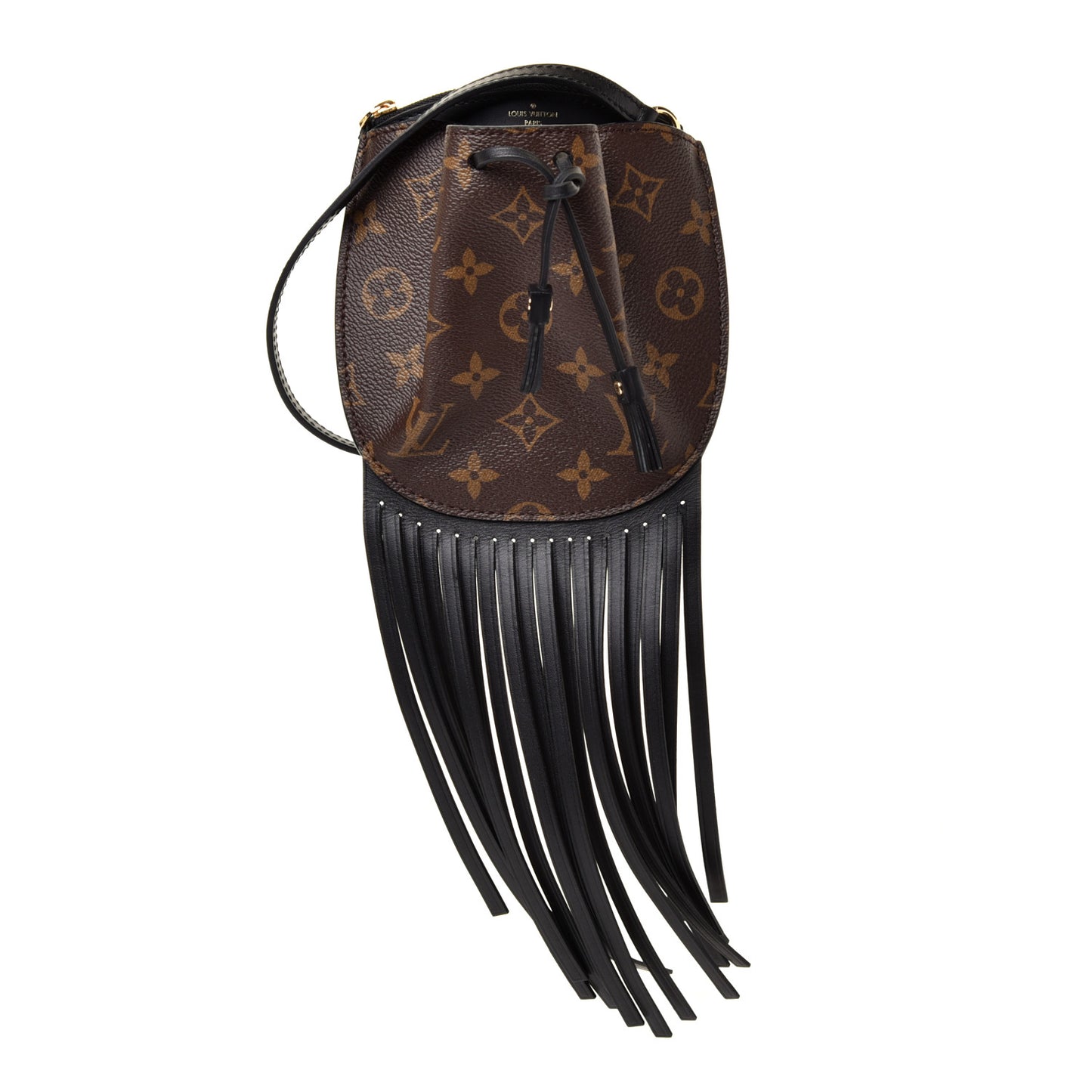 Monogram Fringed Mini Noe